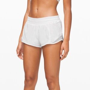 Lulu Lemon White Hotty Hot Shorts